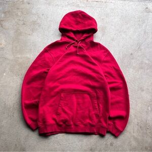 Vintage Y2K GAP Red Blank Pullover Relaxed Hoodie